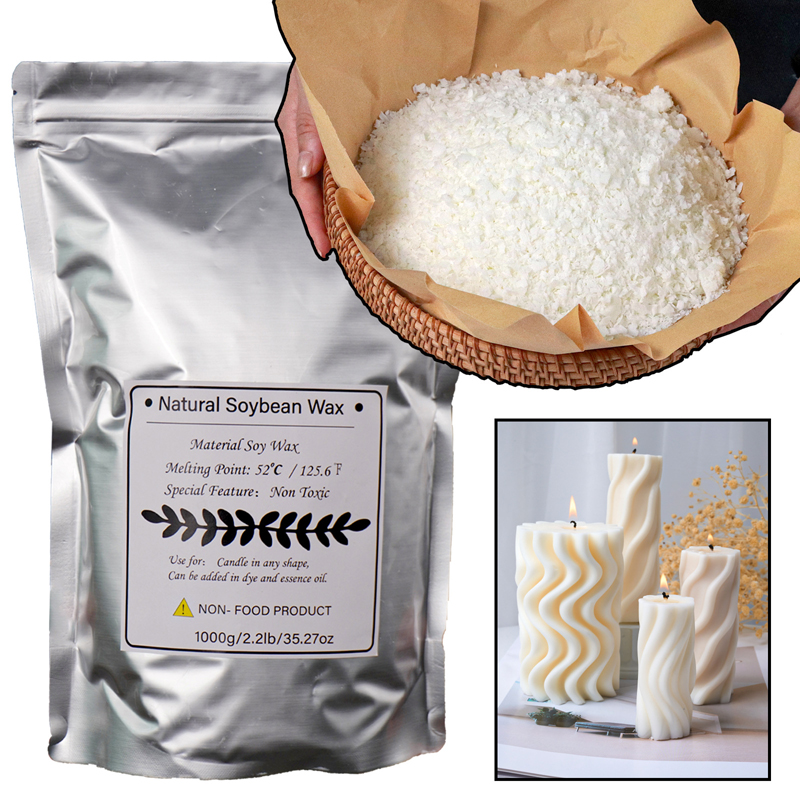 1000g 500g 250g 100g 천연 소이 왁스  - Candle Making Kits 리뷰 및 가격