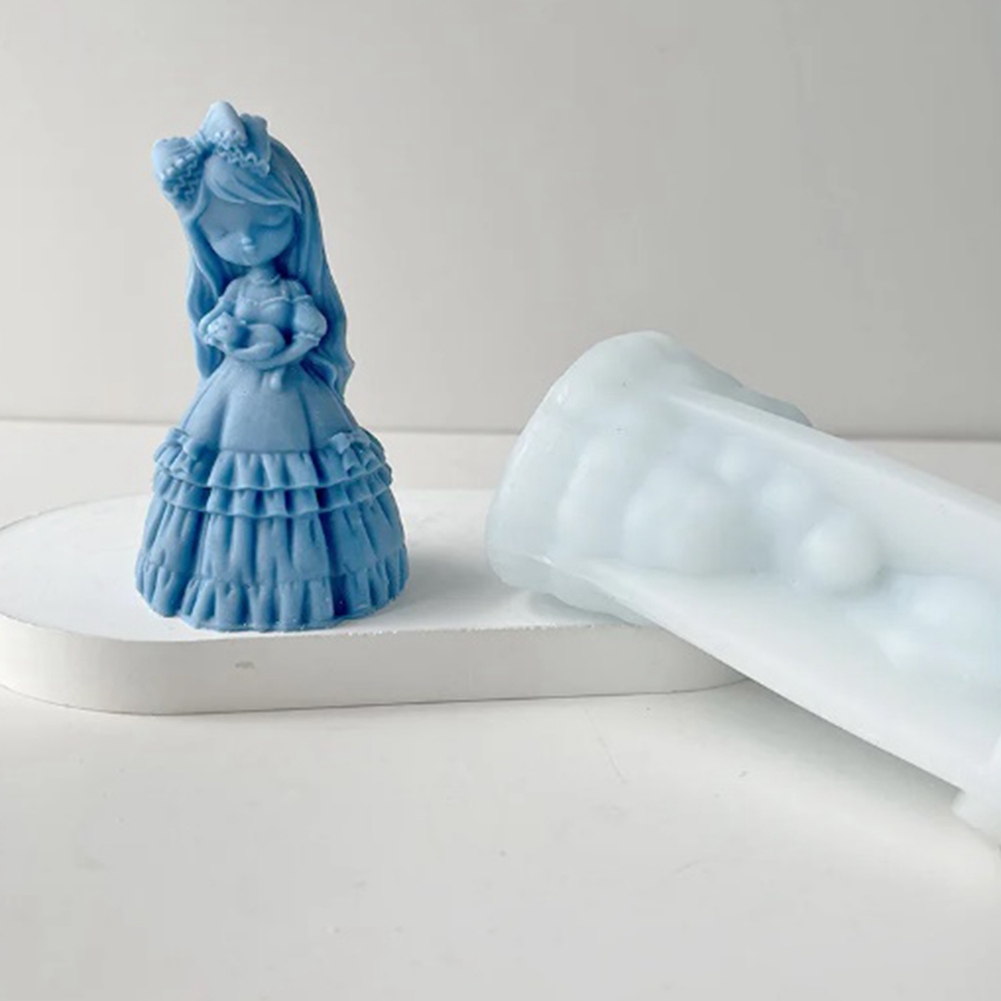 신상품 입고! 실리콘 몰드, 귀여운 공주 모양, 석고, - Candle Making Kits 리뷰 및 가격