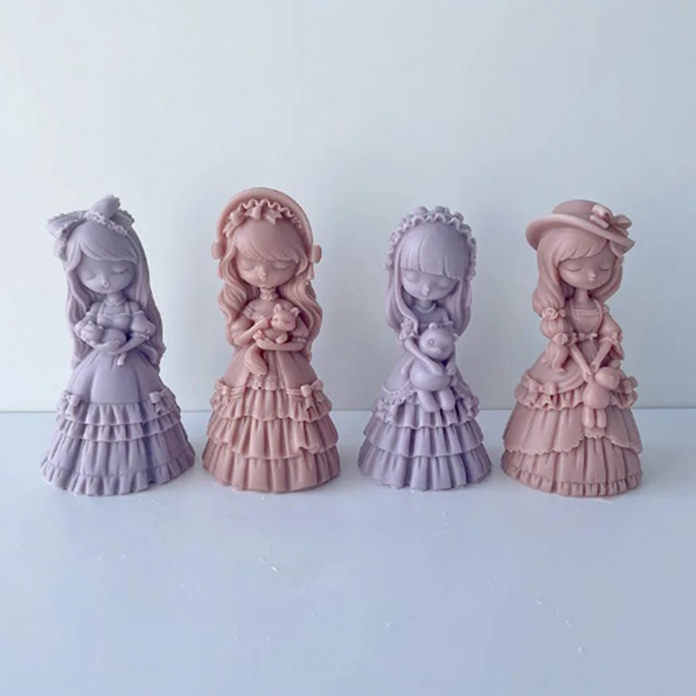 신상품 입고! 실리콘 몰드, 귀여운 공주 모양, 석고, - Candle Making Kits 리뷰 및 가격