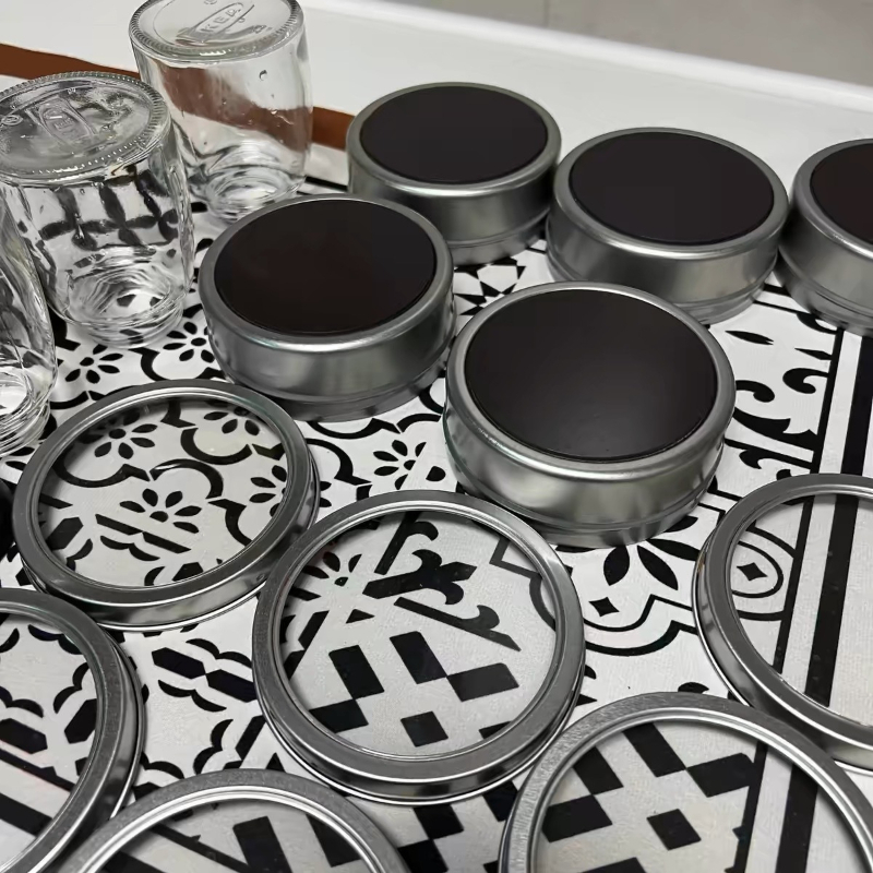 투명 뚜껑이 있는 자석 부착형 향신료 보관 용기, 벽에 - Tin Container Lid 리뷰 및 가격