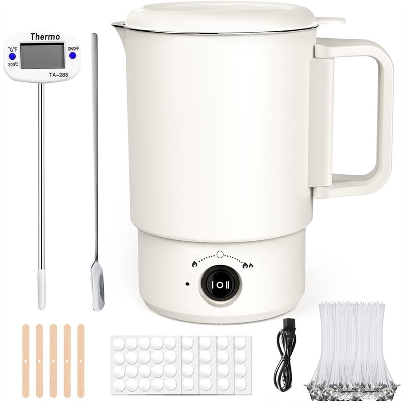 A47U 전기 왁스 멜팅 포트 키트(온도계 포함) 80 - Candle Making Jug 리뷰 및 가격