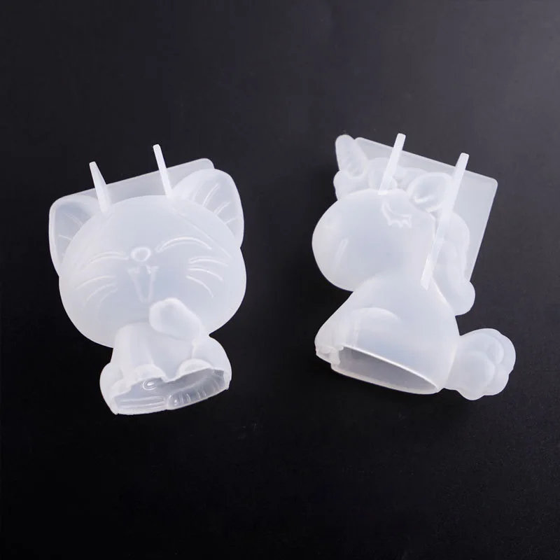 3D 기하학 실리콘 유니콘 고양이 사슴 곰 금형 비누  - Candle Making Tutorial 리뷰 및 가격