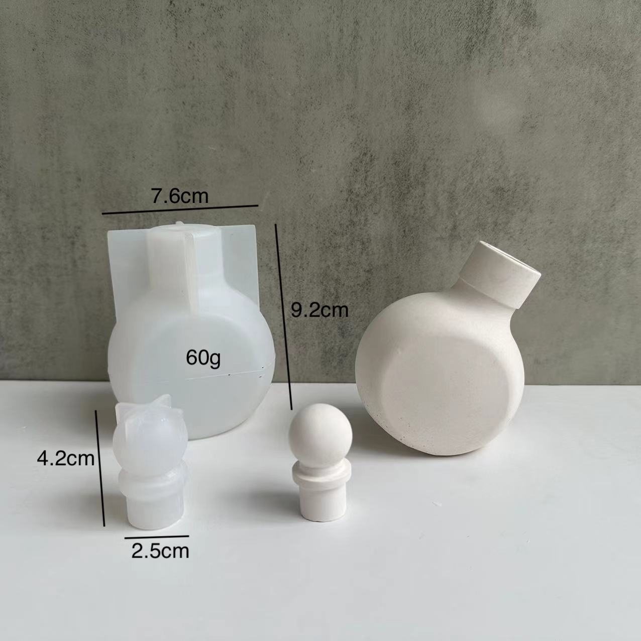 향수병 꽃병 에폭시 수지, 석고, 콘크리트 공예 금형에 - Candle Making And Perfume 리뷰 및 가격
