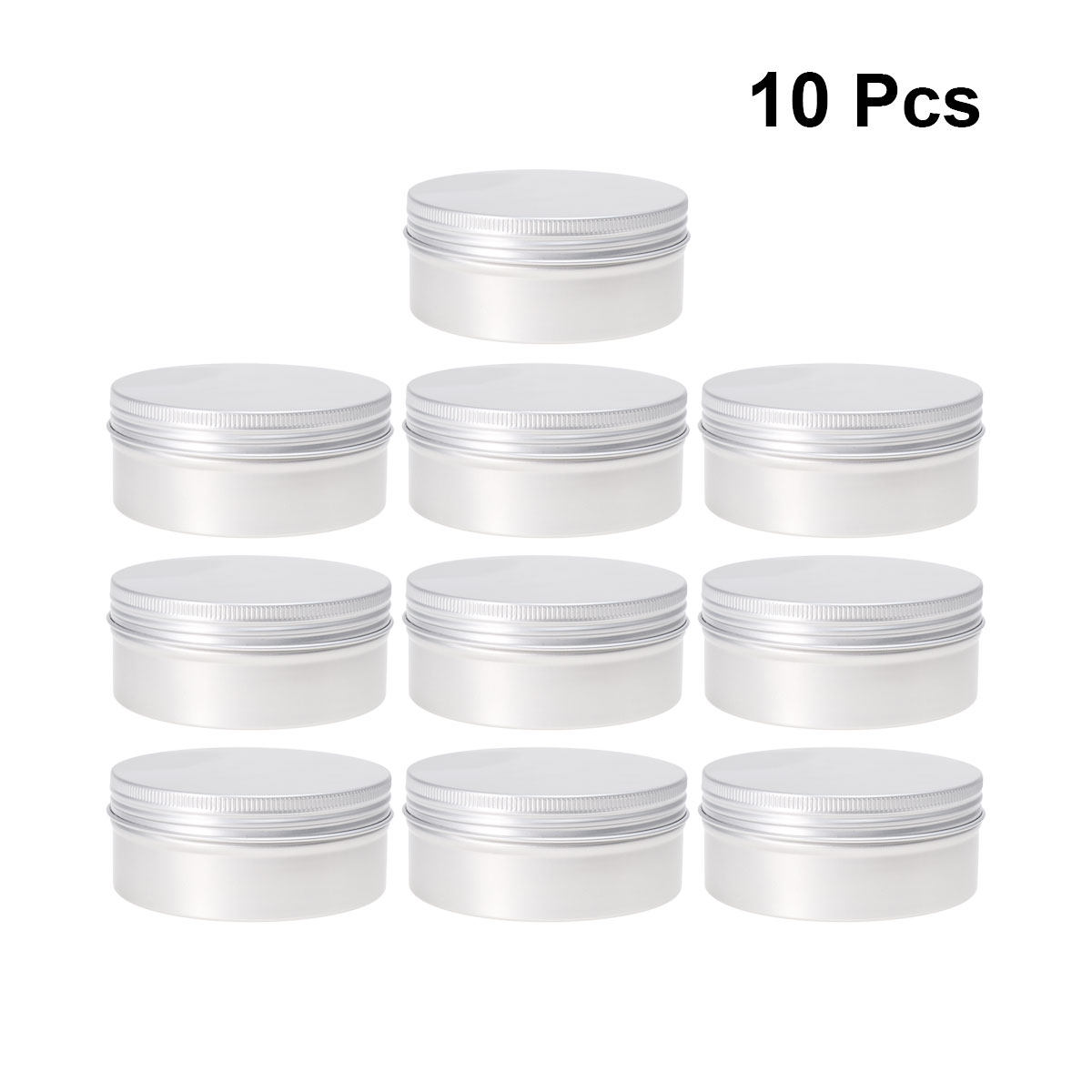 10개입, 나사식 뚜껑이 달린 알루미늄 병 샘플 용기, - Tin Container Lid 리뷰 및 가격