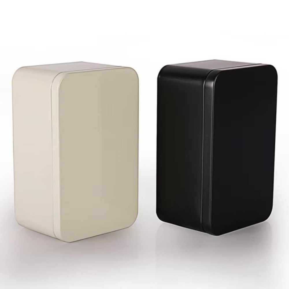 새로운 단색 틴 박스 뚜껑 있는 틴플레이트 차 보관함  - Tin Container Lid 리뷰 및 가격