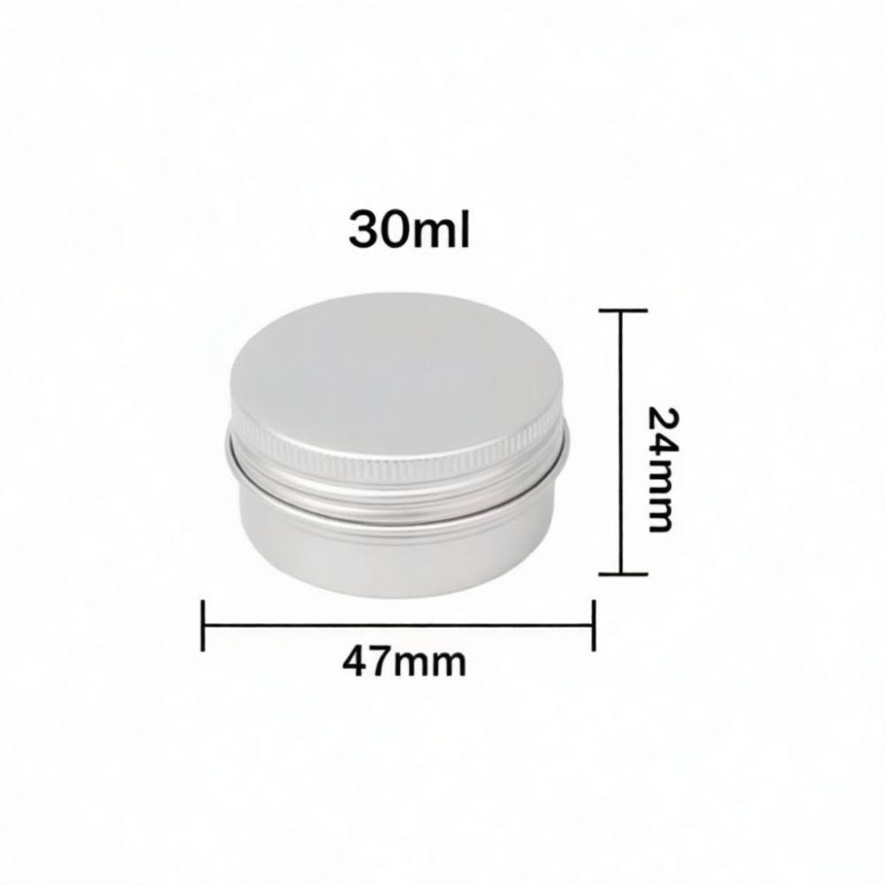 휴대용 알루미늄 용기, 둥근 모양의 금속 크림 용기,  - Tin Container Lid 리뷰 및 가격