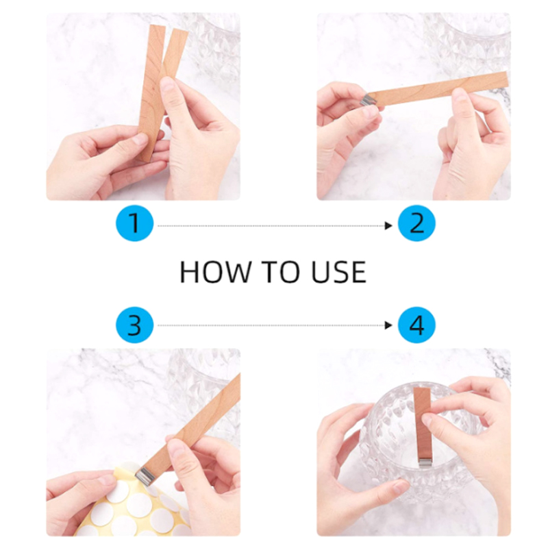 30pcs 나무 촛불 Wicks 촛불 만들기 세트 클립 - Candle Making Jug 리뷰 및 가격
