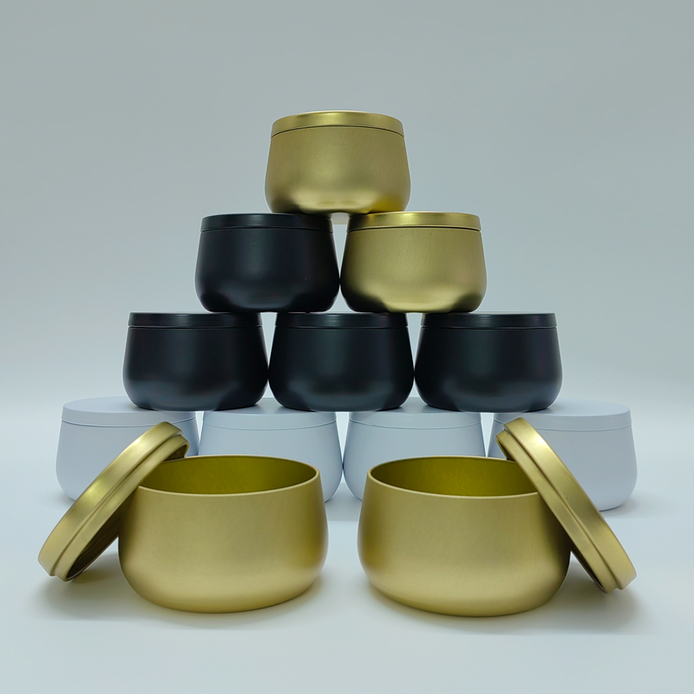12개입 8온스 화이트 블랙 골드 메탈 캔들 용기(뚜껑 - Tin Container Lid 리뷰 및 가격