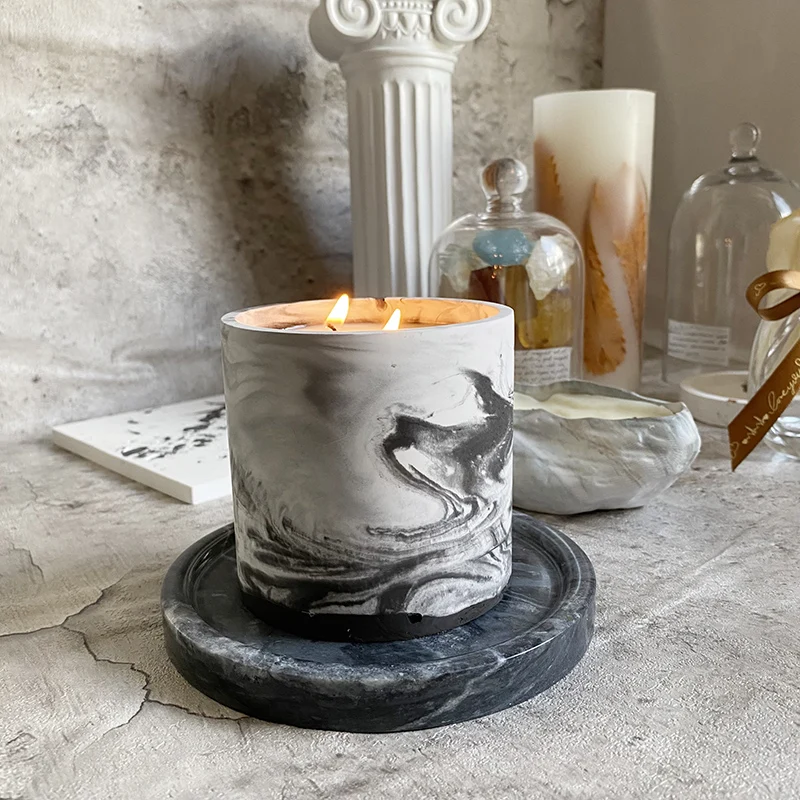 3 크기 촛불 컵 홀더에 대 한 라운드 시멘트 콘크리트 - Candle Making Jug 리뷰 및 가격