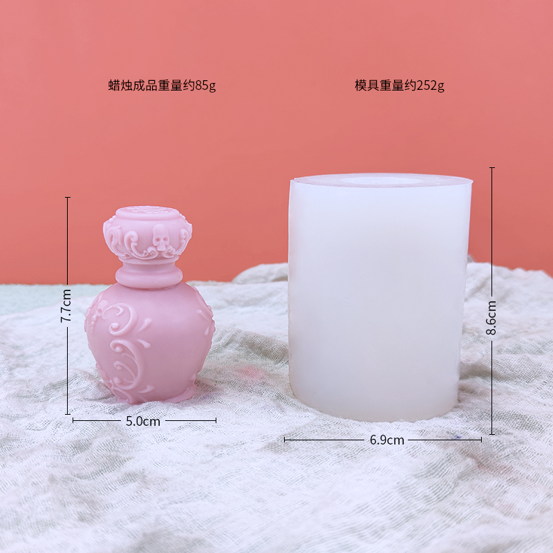3D 레트로 향수병 아로마 테라피 캔들 실리콘 몰드 기 - Candle Making And Perfume 리뷰 및 가격